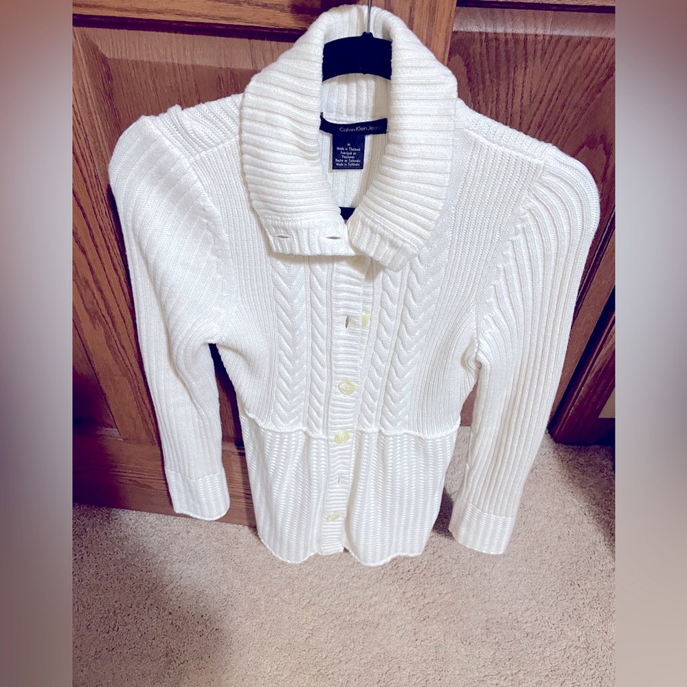 Cream cardigan